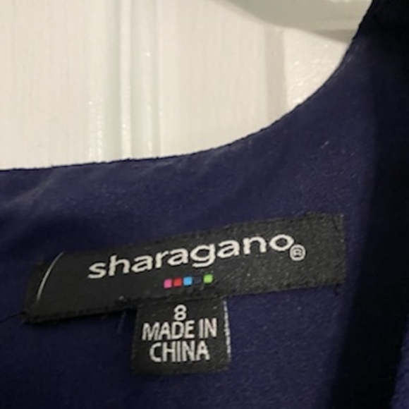 Navy Blue Cold Shoulder dress - Picture 5 of 5